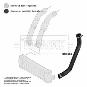 BORG & BECK bth1550 -  Трубка нагнетаемого воздуха